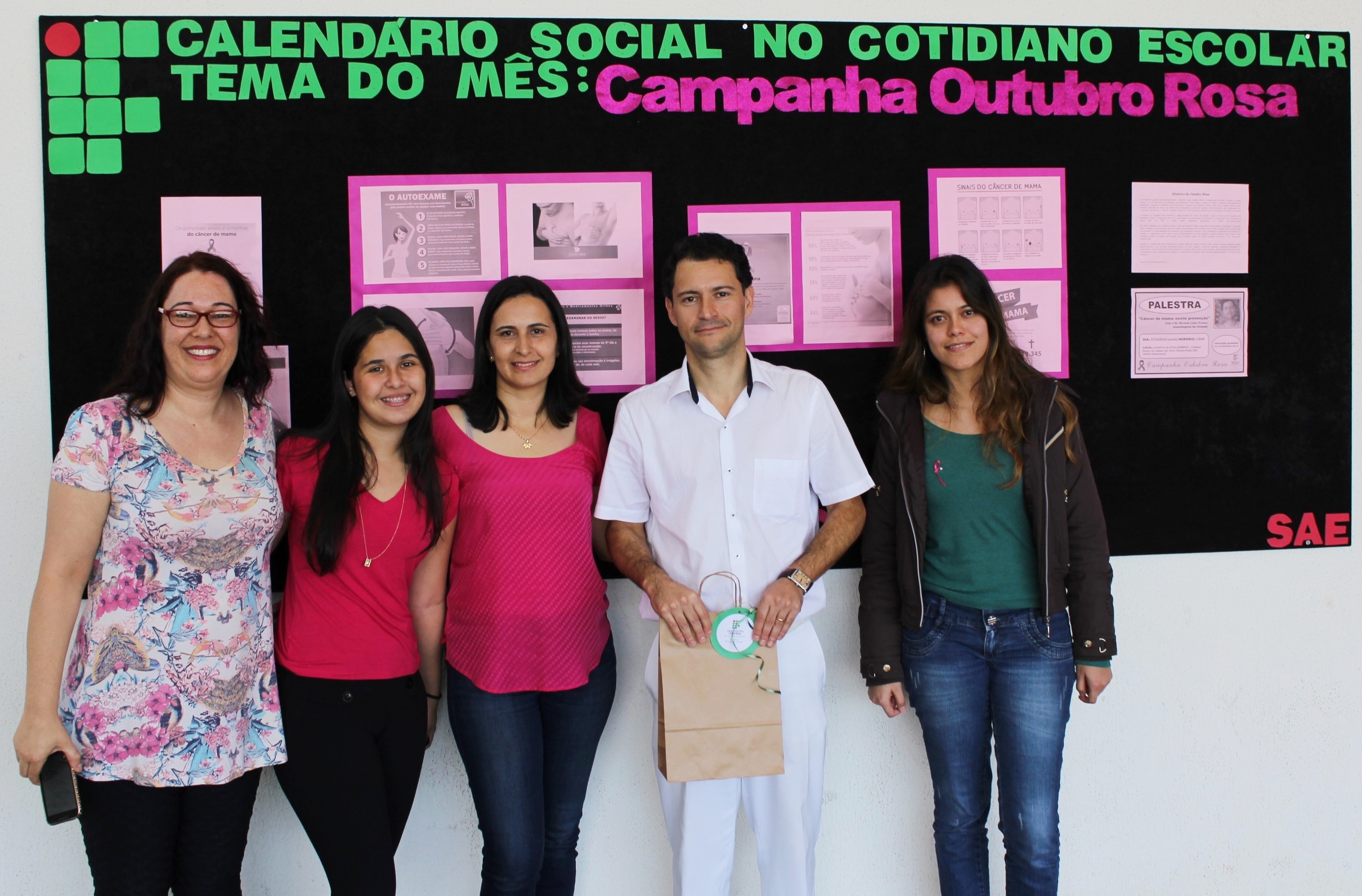 outubro rosa painel calendario social