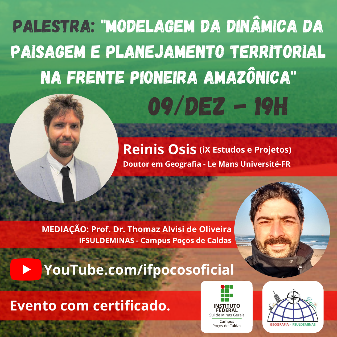 LIVE Modelagem da Dinâmica da Paisagem e Planejamento Territorial na Frente Pioneira Amazônica 1