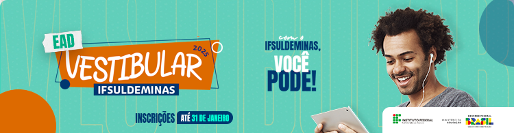 Vestibular EAD 2025/1 - São 350 vagas no Campus Poços de Caldas!