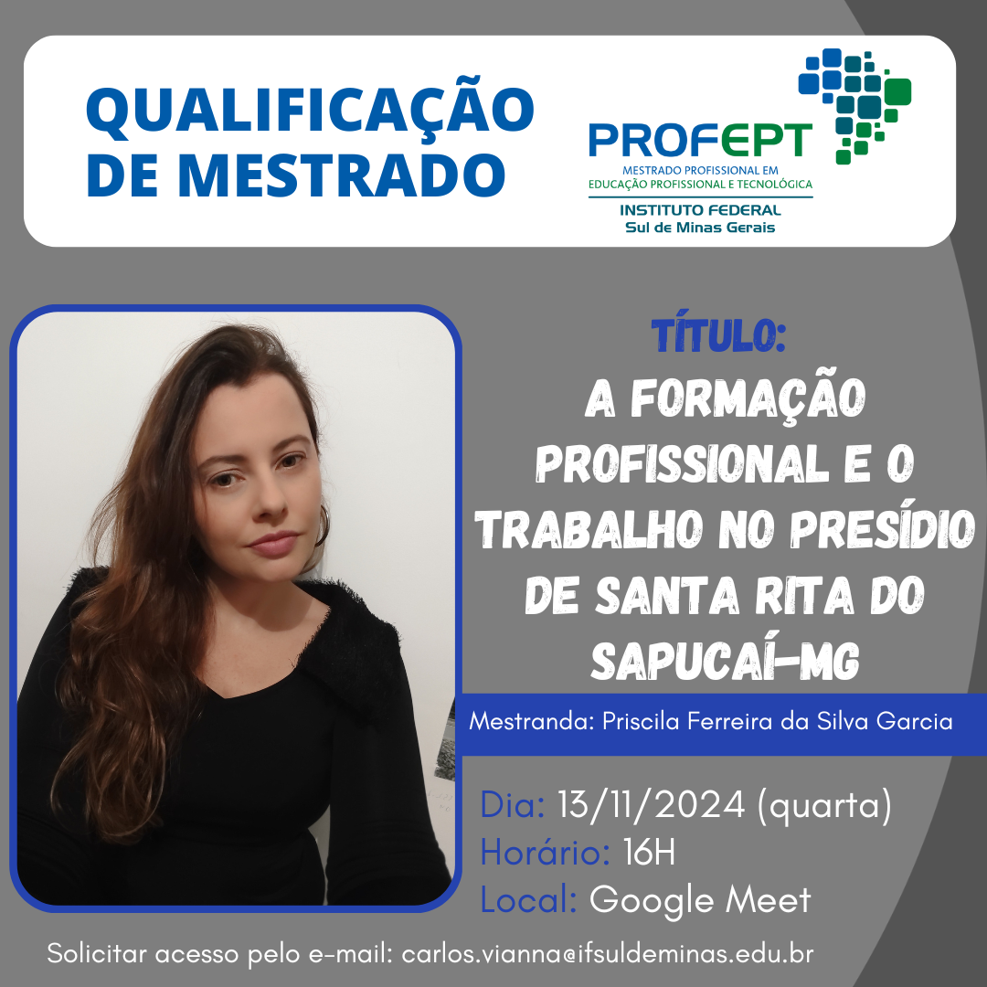 Qualificações Defesas Mestrado ProfEPT 2