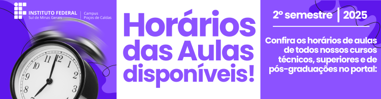 Confira todos os horários das aulas do 2º semestre de 2025