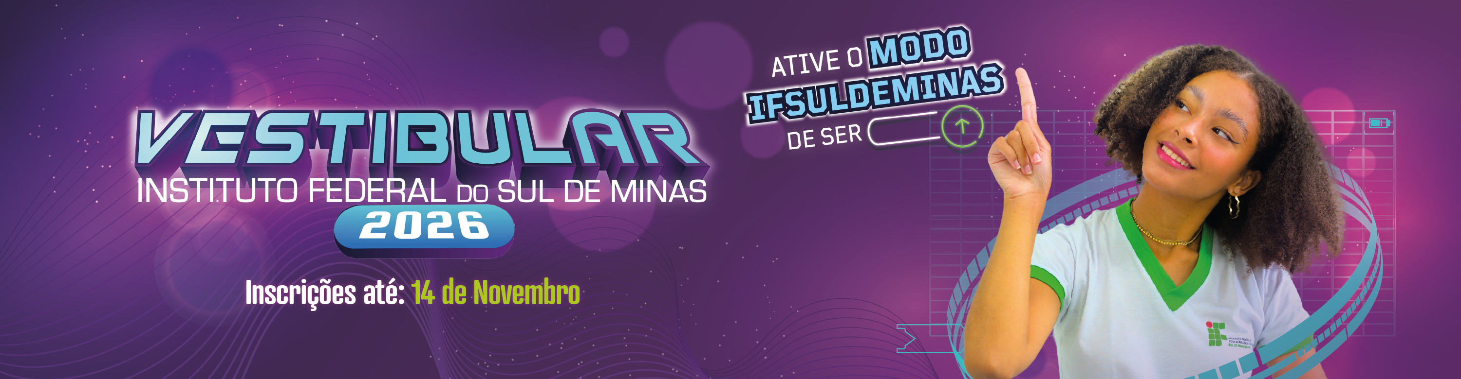 Vestibular 2026/1º Semestre - Inscrições abertas até 14/11