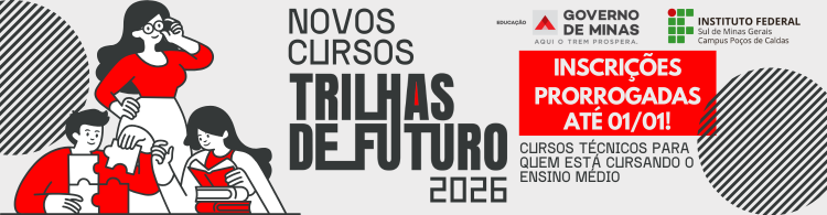Novo prazo para inscrições nos cursos do Trilhas de Futuro 2026, até 01/10!