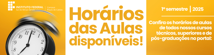 Confira todos os horários das aulas do 1º semestre de 2025