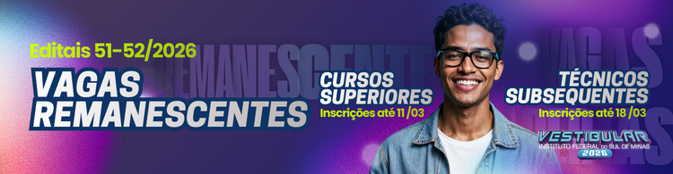 Inscreva-se no edital das Vagas Remanescentes 2026