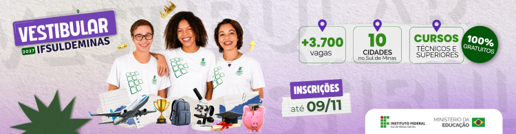 Inscreva-se no Vestibular 2027 até 09/11 e vem estudar com a gente! 