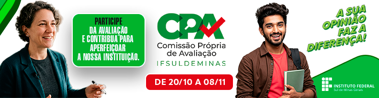Participe da autoavaliação institucional do IFSULDEMINAS